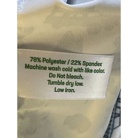 Criquet XL White Skiing Moose Print Short Sleeve Stretch Polo Shirt - Picture 7 of 7